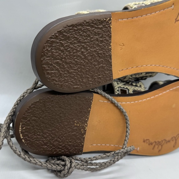 Sam Edelman Gray Gretchen Embellished Wrap Boho Gladiator Sandals Size 7.5 - Picture 9 of 10